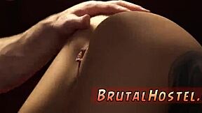 young tourists get fucked by huge dildo in bondage