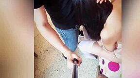 first tinder date with cute mexican girl leads to amateur sex