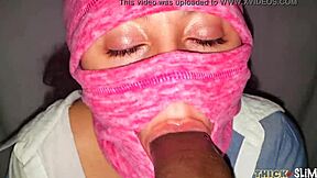 i'm blindfoldd and maskd for big cock pov