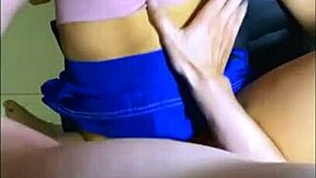 Stepmother and stepson share intimate moment