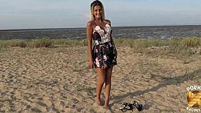 lylou, this blonde european babe with big tits, suddenly craves hard sex and gets it on with amateurs