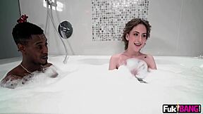 18-year-old Tristan Summers takes on a big black cock in this interracial porn video