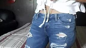 Sister-in-law getting dressed after that hard fuck 😏