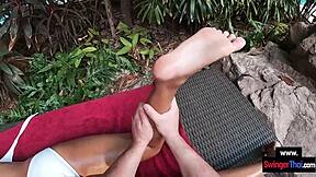 home video of horny amateur asian european teen couple having wild sex