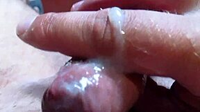 Homemade Monster Cock Handjob Leads to Floor Cumshot