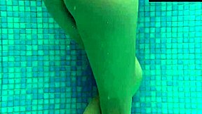 lina mercury enjoys swimming pool with big tits