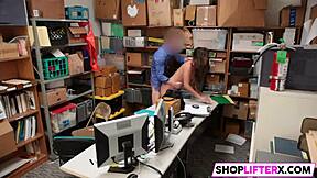 she picked humiliation over jail, getting punished at the shop.