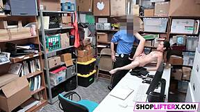 Gal Jade fucks officer for theft 😏