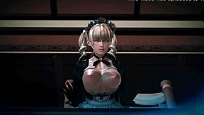 In this 3D hentai anime cartoon, red and blue teen girls engage in various adventures together