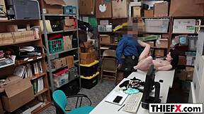 Sweet Teen Quits For Office Swipe?