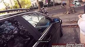 Hey, skinny German student picked up at bus stop for risky parking lot action?