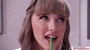 Blonde College Teen Gets Nailed by Her Instructor