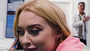 chloe cherry gets raw double-fingered by her horny stepdad. Deepthroat and muff diving included.