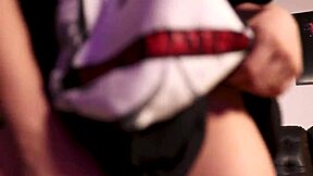 hey, halloween costume play with a sexy toy vibe