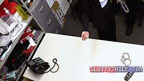 law student jade kimiko caught stealing, confesses in shop mishap. her punishment unfolds with kinky twists.