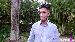 Kira Perez Feels Ecstasy Watering Plants And Her Hairless Pussy