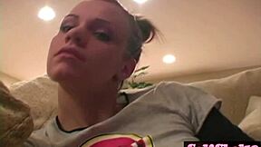 hot blonde babes fingering in naughty play