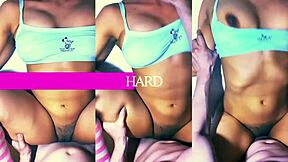 La madrastra de Juan, separada, encuentra consuelo en su vecino joven, gimiendo de placer mientras la embiste!