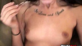 Dude spies and convinces teen kierstyn to try anal outdoors