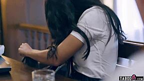 Why are these twisted stepsiblings seducing me with hardcore blowjobs and pussy play in this group threesome?