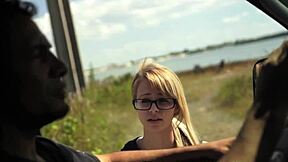 The NT beauty loves the taste of her dom's warm cum after rough domination.