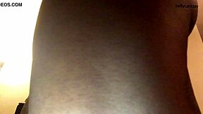 Ebony girl in glasses rips clothes and twerks her fat ass pov