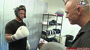 i fucked that hairy brunette in the boxing ring