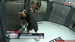 i fucked that hairy brunette in the boxing ring