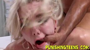 Kinky bound babe, how does it feel getting fingered, masturbated, and deepthroated in rough bdsm bondage?