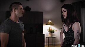 busty milf stepmom offers teen a wild ffm bang