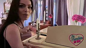 Clara Mia's first threesome experience