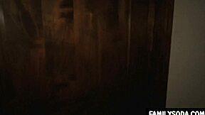 horny stepsister sucking his thick boner