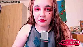 i'm a chubby redhead teen eatin' chips in this sexy food show.