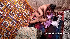 Husband catches wife Sameera masturbating, finishes with rough creampie