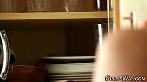 Blonde Lezzie Eats Pussy Tribbing