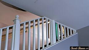 Busty Teen 18+ Rides Cock Then Gets Jizzed On