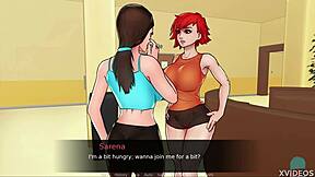 confined with goddesses in juicy game licking fun