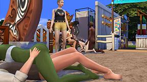 Massive Animated Orgy with Wild Sexual Action