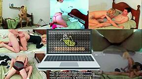 After a day at the beach, the family enjoys a relaxing evening