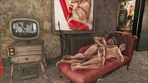 MacCready bends over in Fallout 4 for intense doggystyle and blowjob action!