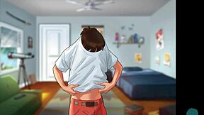 Summertime Saga 54 with a sexy super hero babe