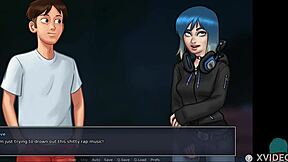 Summertime Saga 54 with a sexy super hero babe