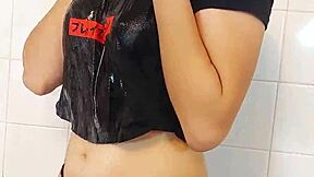 i-i mean, latina stepsister shower compilation with wet boobs and small 18+ tits