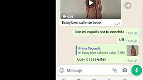 Chatting with My Ex-Boyfriend Turns into Wild Latina Teen Flashing Part 2!