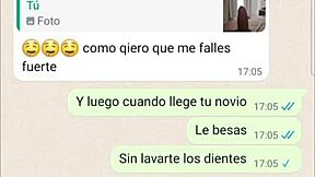 Chatting with My Ex-Boyfriend Turns into Wild Latina Teen Flashing Part 2!