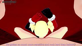 Harley quinn feels intense pleasure in pov missionary fuck