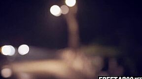 Cute girl-hitchhiker agrees to double penetration for free ride - full movie on freetaboo net!