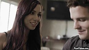 Blackmailing boyfriend smashes lesbian girlfriend teen.