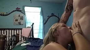 Milf Squirts On Boyfriend's Big Cock Roughly