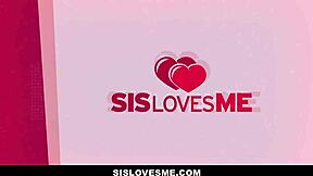 Cute stepsis handles stepbro's morning wood with intense blowjob and doggystyle.